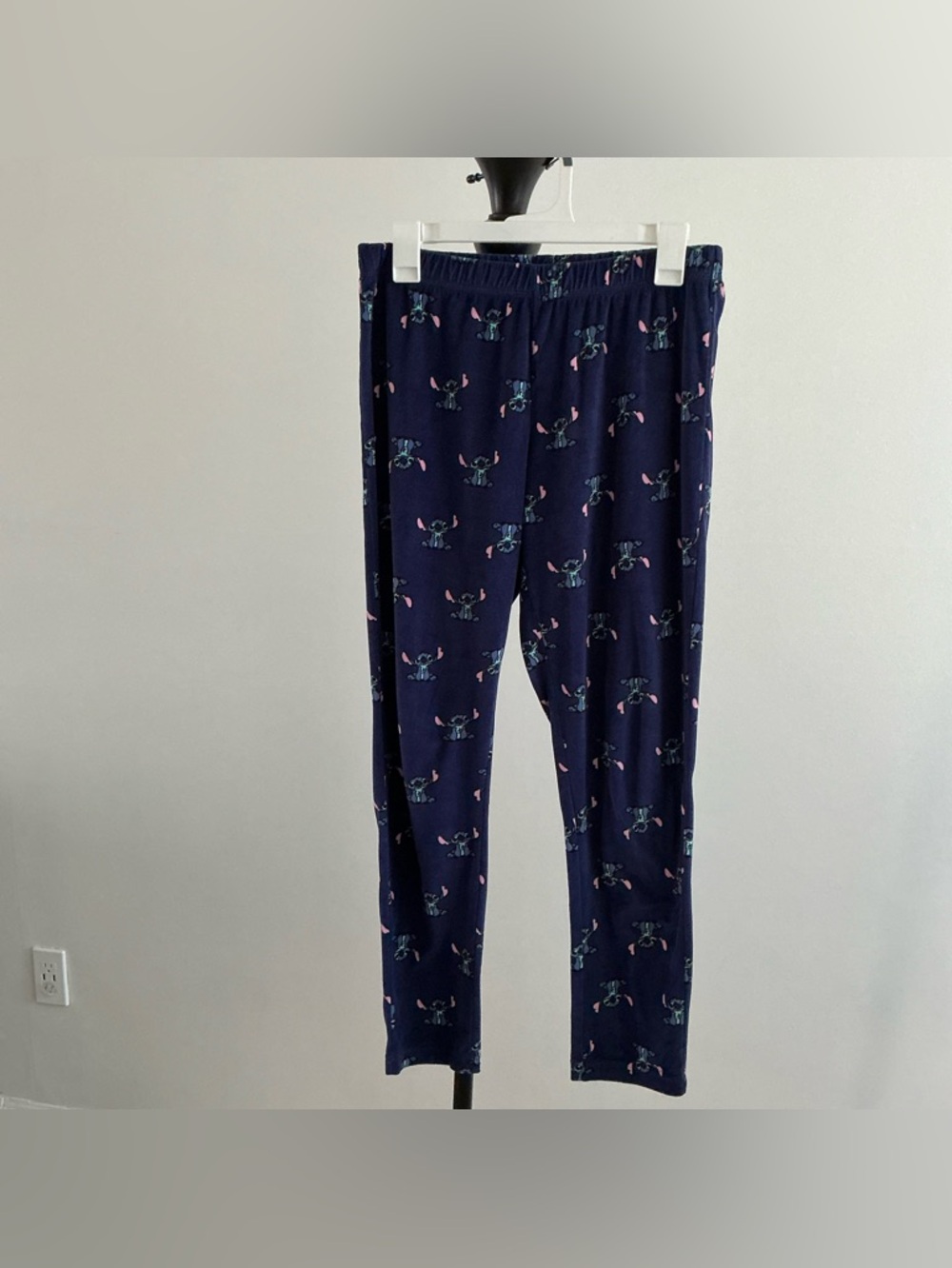 Disney Stitch Blue Pajama Pants Women’s Size Small 4-6 Lounge Sleepwear